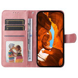 EIDERWOOD Motorola Moto E14 (4G) / G04 (4G) / G04s (4G) / G24 (4G) Faux Leather Flip Case with Strap - Pink