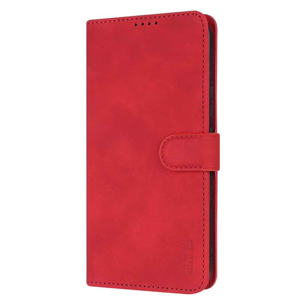 EIDERWOOD Xiaomi Poco X7 Pro Faux Leather Flip Case with Cardholder & Stand Function - Red