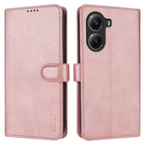 EIDERWOOD Xiaomi Poco X7 Pro Faux Leather Flip Case with Cardholder & Stand Function - Rose Gold