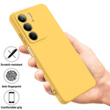 EIDERWOOD Realme C75 Liquid Silicone Case w. Strap - Yellow