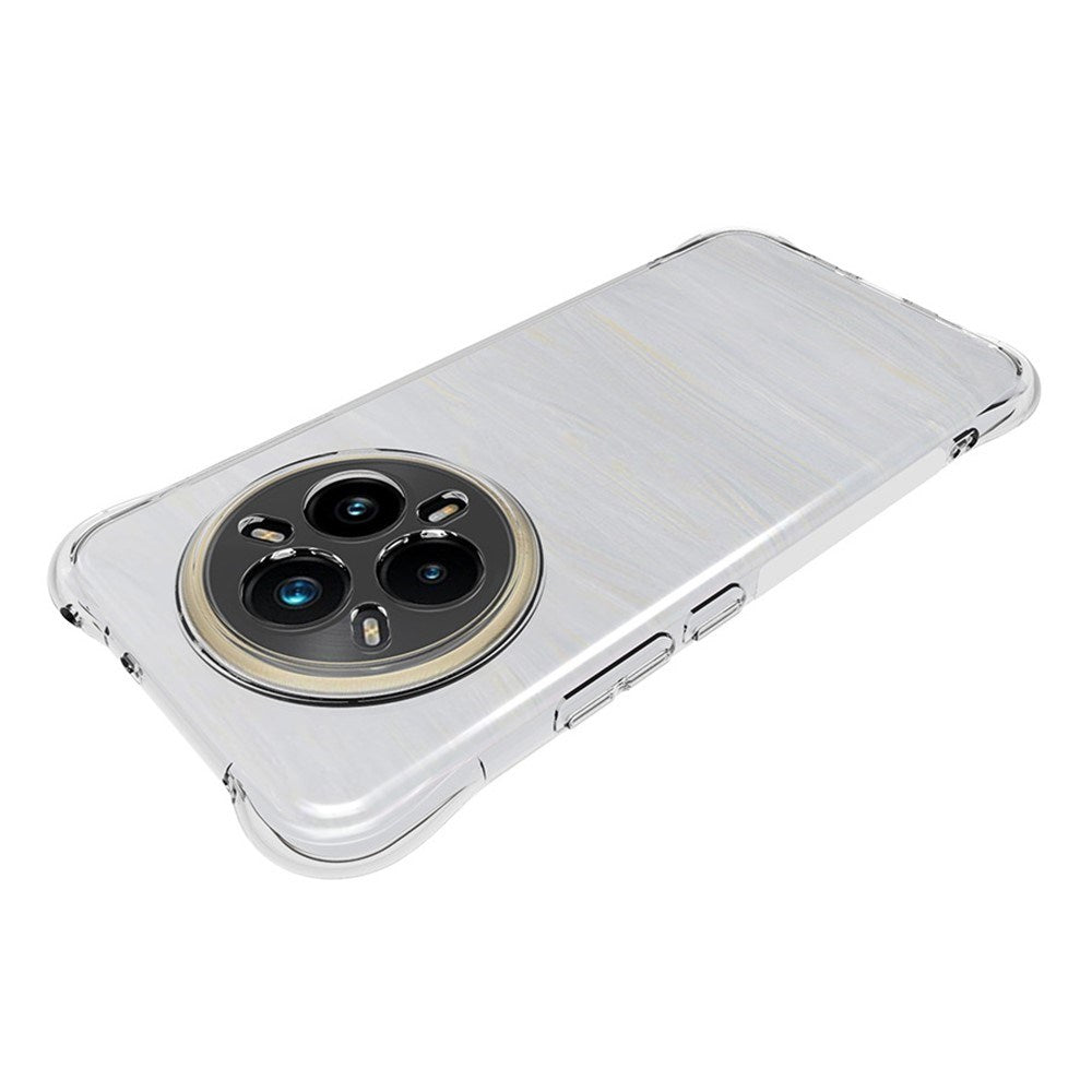 Realme 14 Pro+ (5G) EIDERWOOD Plastic Case with Shock Absorbing Corners - Transparent