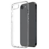 iPhone 16e 2-in-1 Flexible Plastic Case & Tempered Screen Protector Glass - Transparent