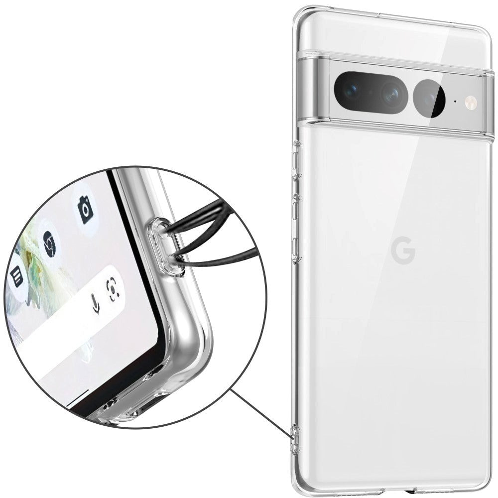 Google Pixel 7 Pro Flexible TPU Plastic Case - Transparent