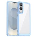 EIDERWOOD Samsung Galaxy S25 Edge Hybrid Plastic Case - Transparent / Blue