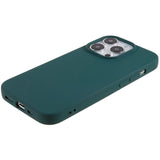 EIDERWOOD iPhone 14 Pro Max Lined Flexible Plastic Case - Dark Green