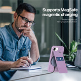 iPhone 17e / 16e DUX DUCIS Case with Card Holder & RFID Blocking - MagSafe Compatible - Purple