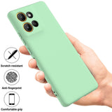 EIDERWOOD Motorola Moto G15 Power Lined Silicone Case with Strap - Green