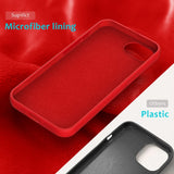 EIDERWOOD iPhone 16e Lined Silicone Case - Red