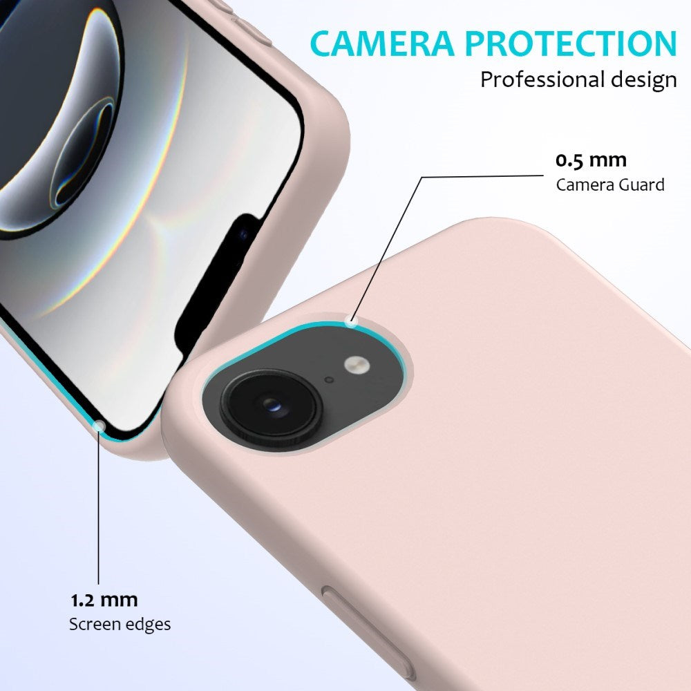 EIDERWOOD iPhone 16e Lined Silicone Case - Pink