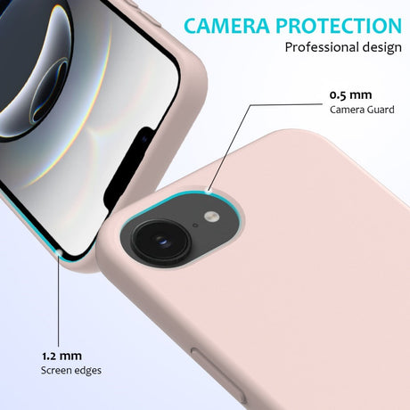 EIDERWOOD iPhone 16e Lined Silicone Case - Pink