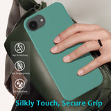 EIDERWOOD iPhone 16e Lined Silicone Case - Dark Green