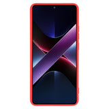 EIDERWOOD Xiaomi Poco X7 Pro Lined Flexible Plastic Case - Red