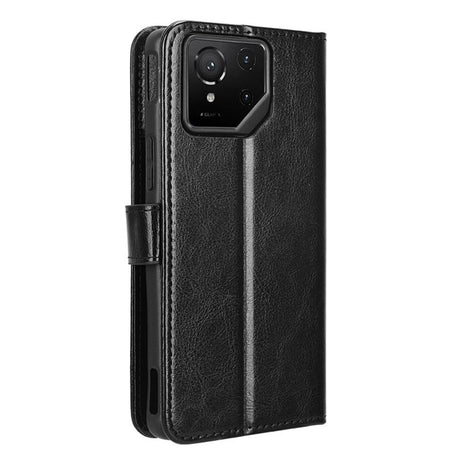 EIDERWOOD Asus ROG Phone 9 (5G) / 9 Pro (5G) Faux Leather Flip Case with Cardholder & Stand Function - Black