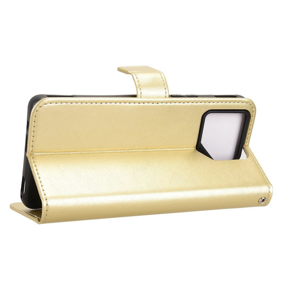 EIDERWOOD Asus ROG Phone 9 (5G) / 9 Pro (5G) Faux Leather Flip Case with Cardholder & Stand Function - Gold