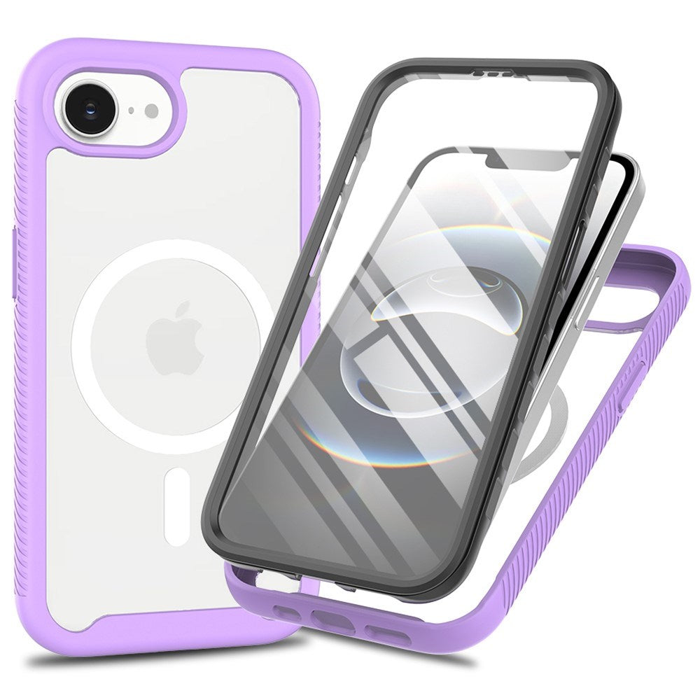 EIDERWOOD iPhone 16e 2-in-1 Case with Built-in Screen Protector - Purple