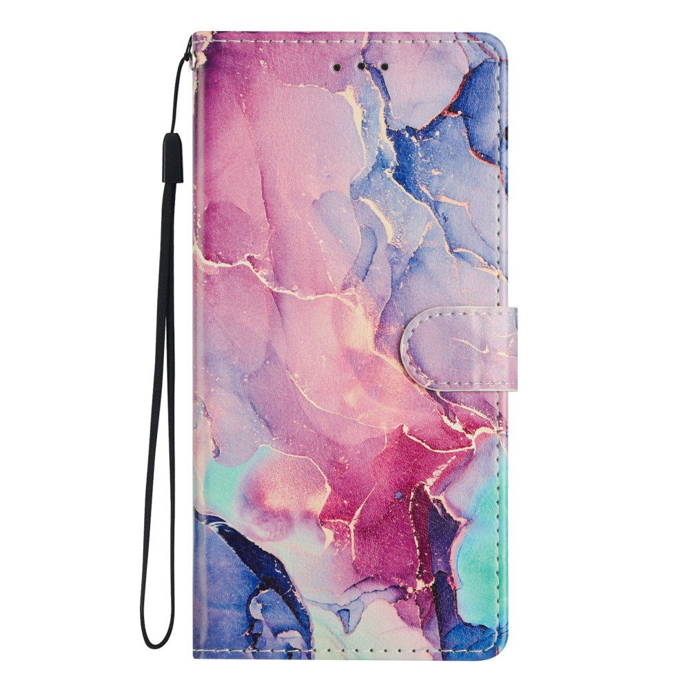 EIDERWOOD OnePlus Nord CE4 Lite (5G) Faux Leather Case with Wallet and Strap - Marble