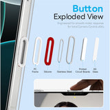 NORTHJO iPhone 16 Pro Max 360° Protection Set with Camera Lens Protection & Screen Protection & Hybrid Case - MagSafe Compatible - Transparent