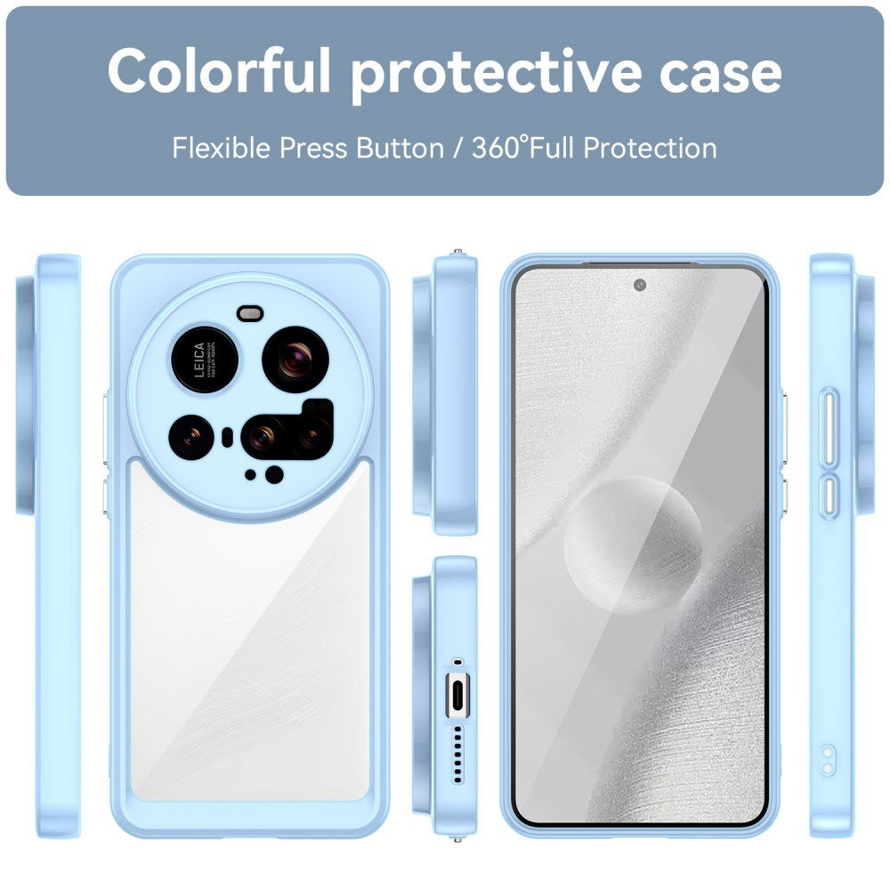 EIDERWOOD Xiaomi 15 Ultra Hybrid Plastic Case - Transparent / Blue