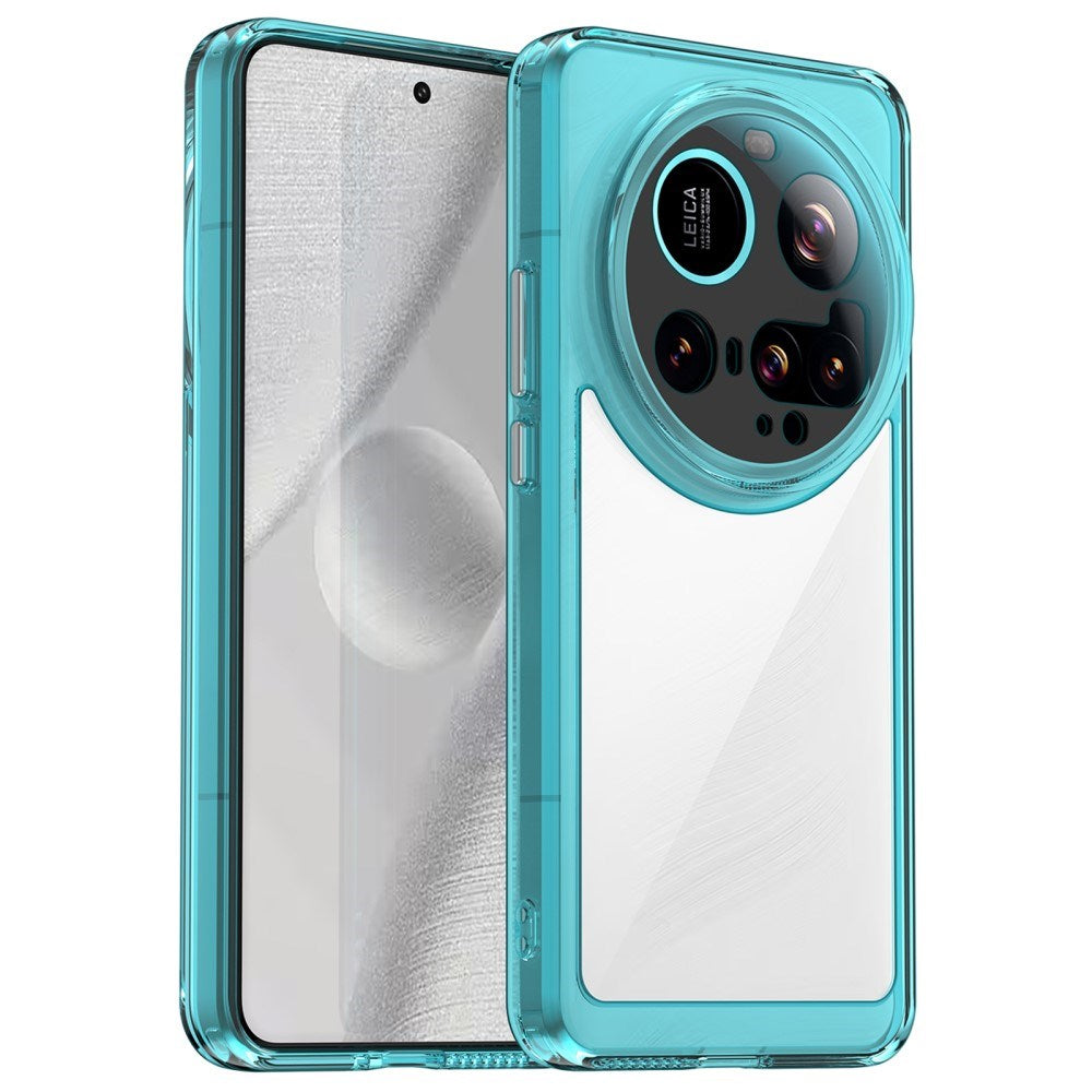 EIDERWOOD Xiaomi 15 Ultra Hybrid Plastic Case - Transparent / Turquoise