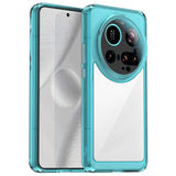 EIDERWOOD Xiaomi 15 Ultra Hybrid Plastic Case - Transparent / Turquoise