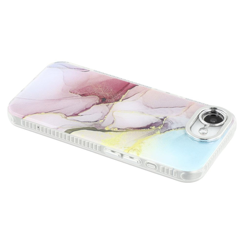 EIDERWOOD iPhone 16e Hybrid Case with Marble Design - Multi