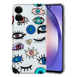 EIDERWOOD Samsung Galaxy S25 Edge Flexible Plastic Case with Motif - Transparent / Eyes