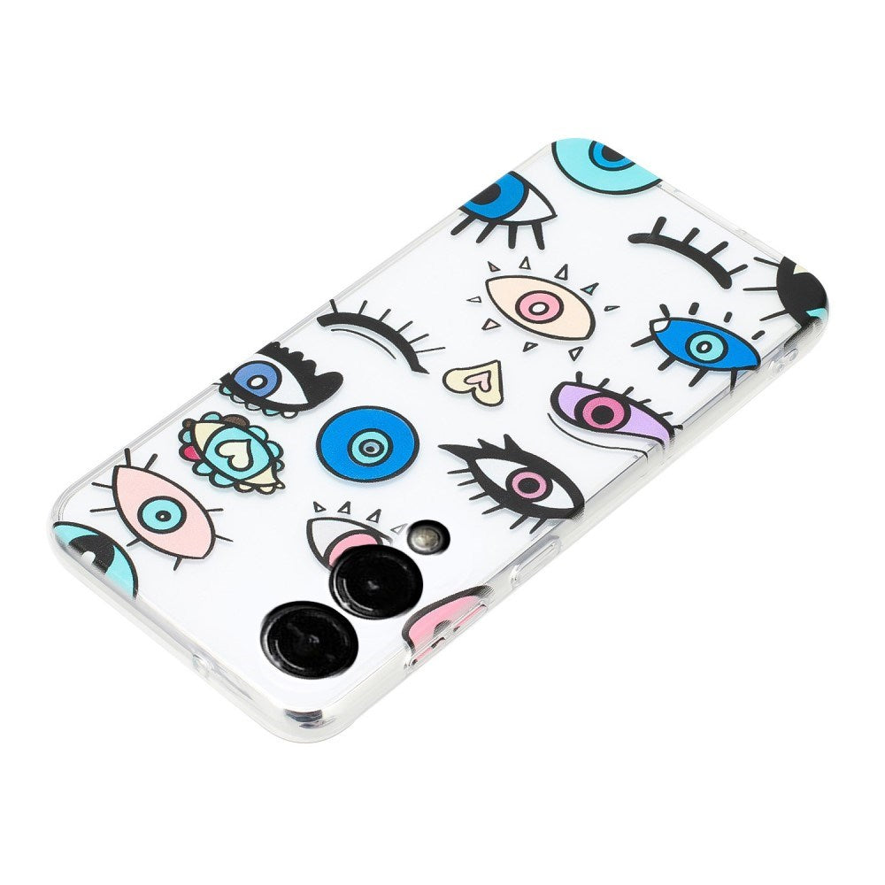 EIDERWOOD Samsung Galaxy S25 Edge Flexible Plastic Case with Motif - Transparent / Eyes