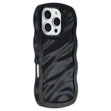iPhone 16 Pro Max EIDERWOOD Hybrid Plastic Wavy Case – Black
