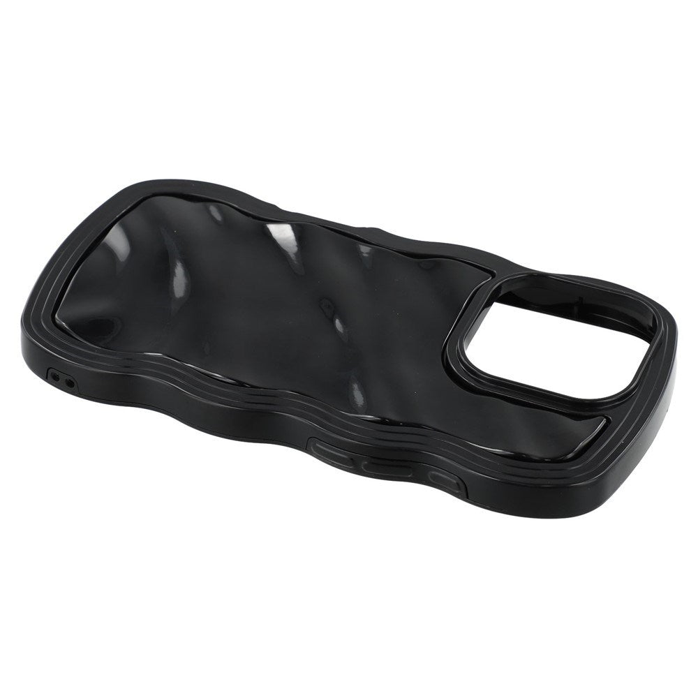 iPhone 16 Pro Max EIDERWOOD Hybrid Plastic Wavy Case – Black