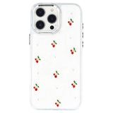 iPhone 16 Pro Max EIDERWOOD Hybrid Case with 3D Cherry - Silver
