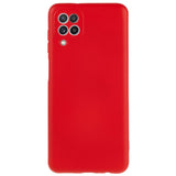 EIDERWOOD Samsung Galaxy A22 (4G) Lined Flexible Plastic Case - Red