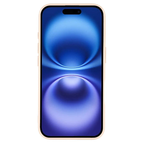 EIDERWOOD IPhone 16 Flexible Plastic Case with Glitter - Beige