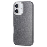 EIDERWOOD IPhone 16 Flexible Plastic Case with Glitter - Black