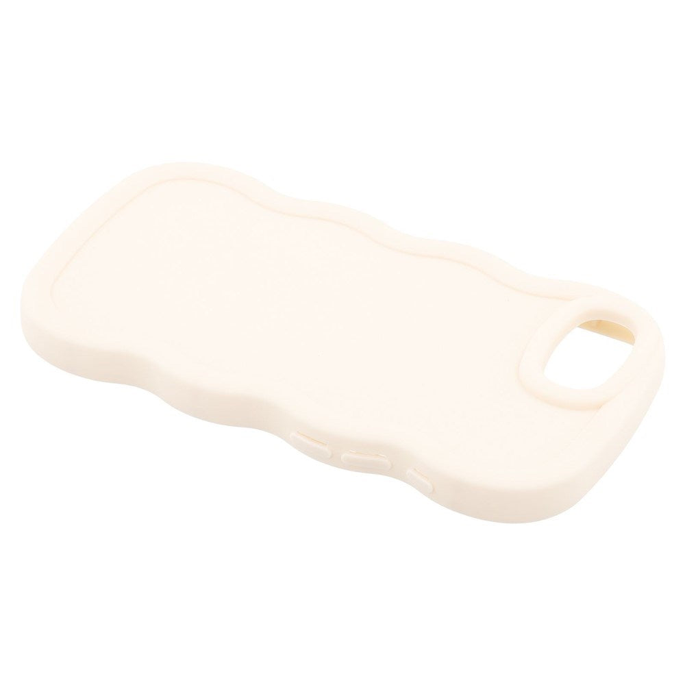 iPhone 16e EIDERWOOD Flexible Plastic Wavy Case - White