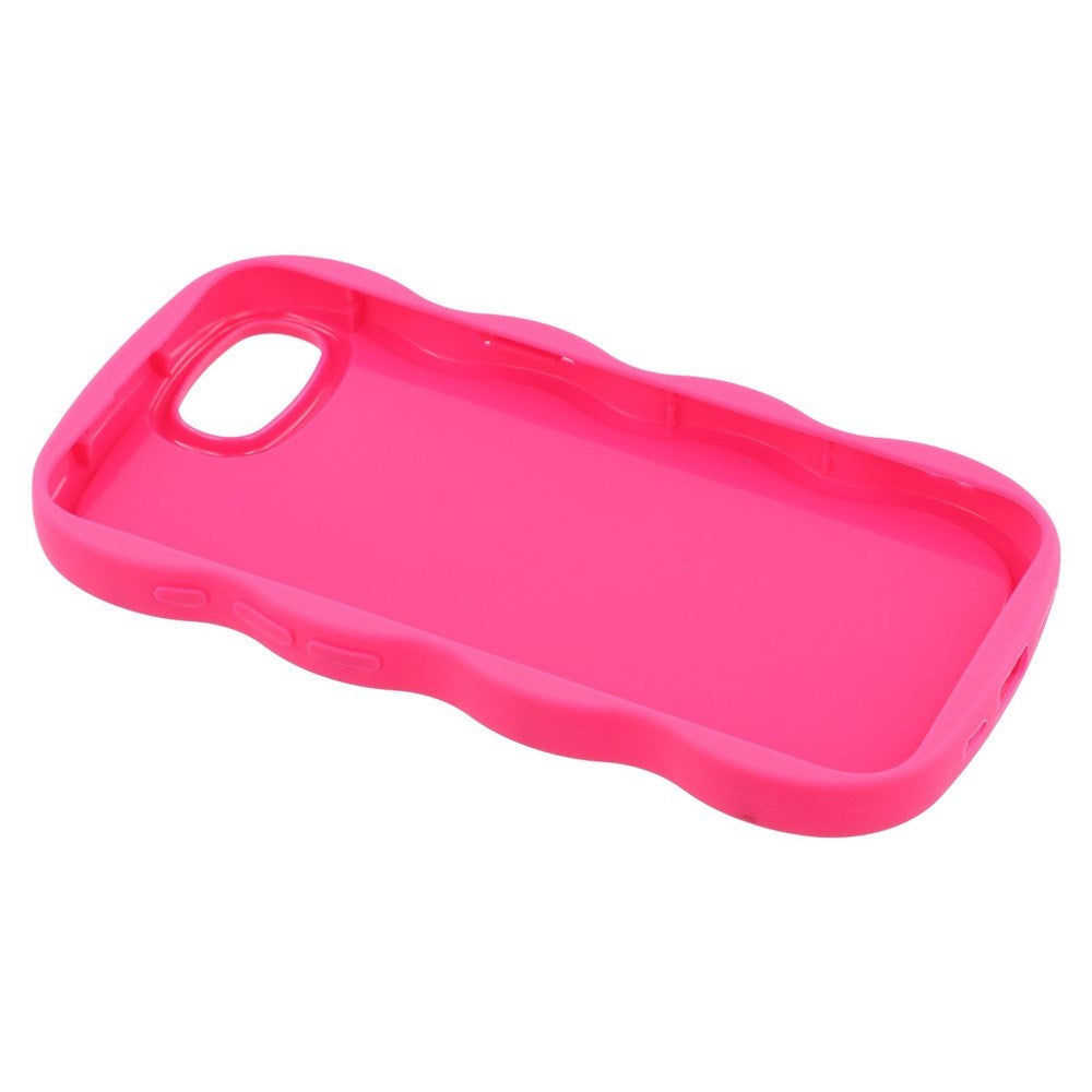iPhone 16e EIDERWOOD Flexible Plastic Wavy Case - Pink