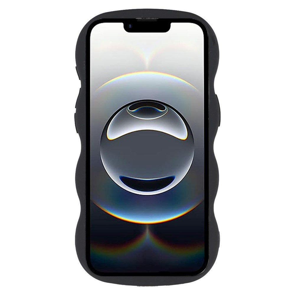 iPhone 16e EIDERWOOD Flexible Plastic Wavy Case - Black