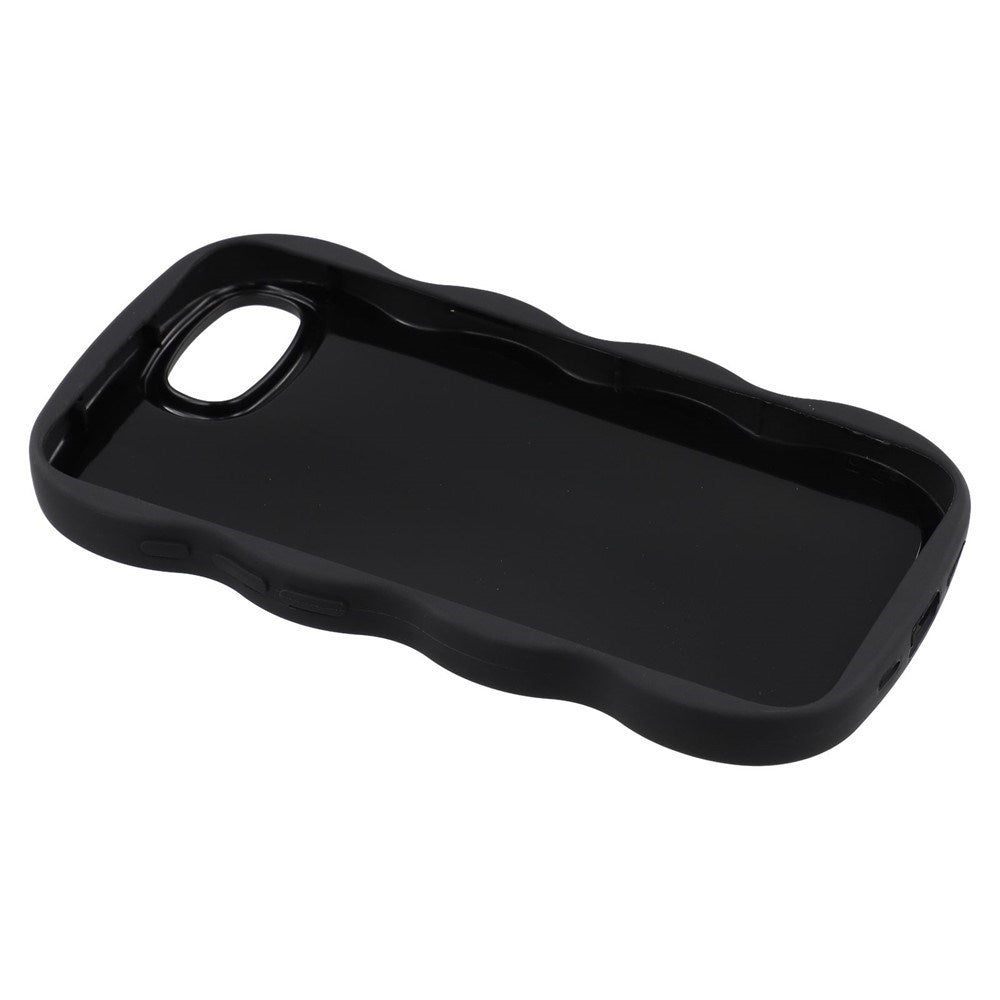 iPhone 16e EIDERWOOD Flexible Plastic Wavy Case - Black