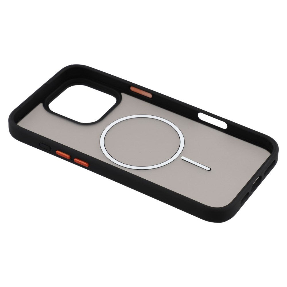 EIDERWOOD iPhone 16 Pro Matte Hybrid Plastic Case - MagSafe Compatible - Black