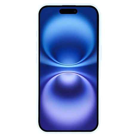 EIDERWOOD IPhone 16 Pro Flexible Plastic Case with Glitter - Light Blue