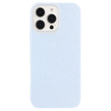 EIDERWOOD IPhone 16 Pro Flexible Plastic Case with Glitter - Light Blue