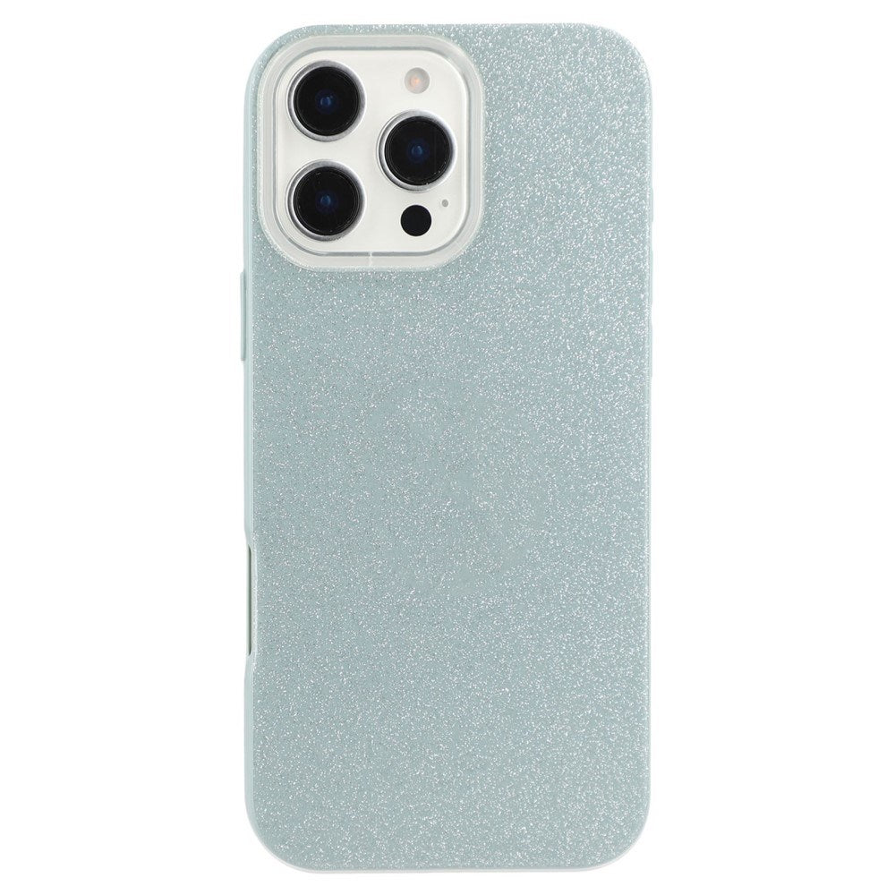 EIDERWOOD IPhone 16 Pro Flexible Plastic Case with Glitter - Light Green