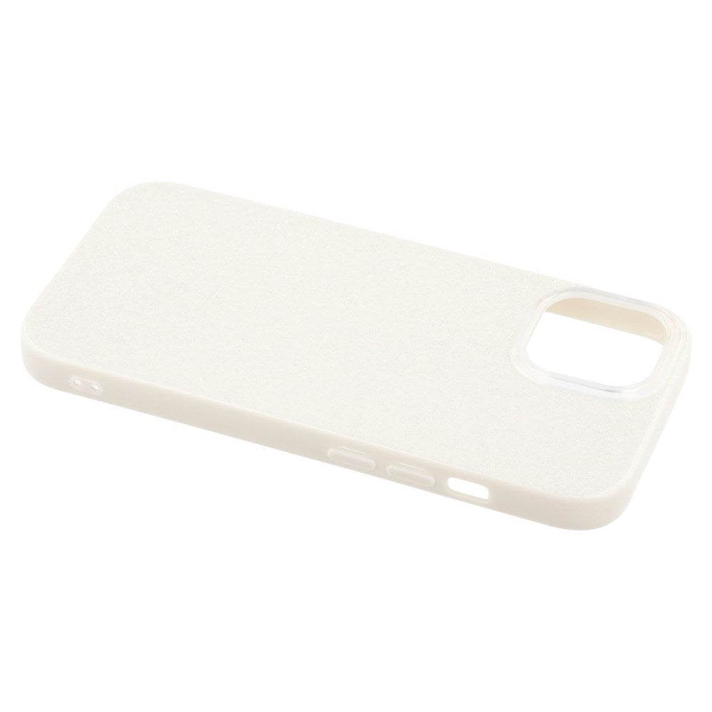 EIDERWOOD iPhone 14 / 13 Flexible Plastic Case with Glitter - White
