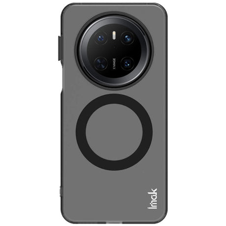 IMAK Huawei Mate 70 Hybrid Plastic Case - MagSafe Compatible - Transparent / Black