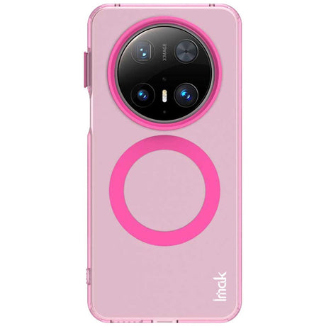 IMAK Huawei Mate 70 Pro+ / 70 Pro Hybrid Plastic Case - MagSafe Compatible - Transparent / Pink