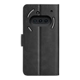 EIDERWOOD Nothing Phone (3a) Faux Leather Flip Case with Wallet & Stand Function - Black