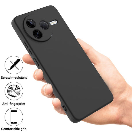 Xiaomi Poco F7 Pro EIDERWOOD Silicone Case with Strap - Black