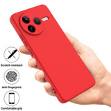 Xiaomi Poco F7 Pro EIDERWOOD Silicone Case with Strap - Red