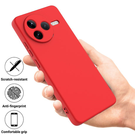 Xiaomi Poco F7 Pro EIDERWOOD Silicone Case with Strap - Red