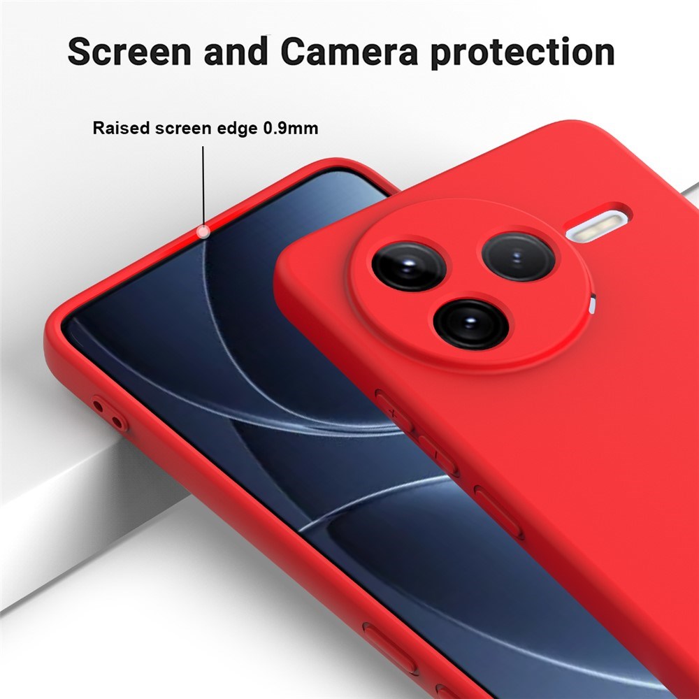 Xiaomi Poco F7 Pro EIDERWOOD Silicone Case with Strap - Red