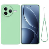 Xiaomi Poco F7 Pro EIDERWOOD Silicone Case with Strap - Green